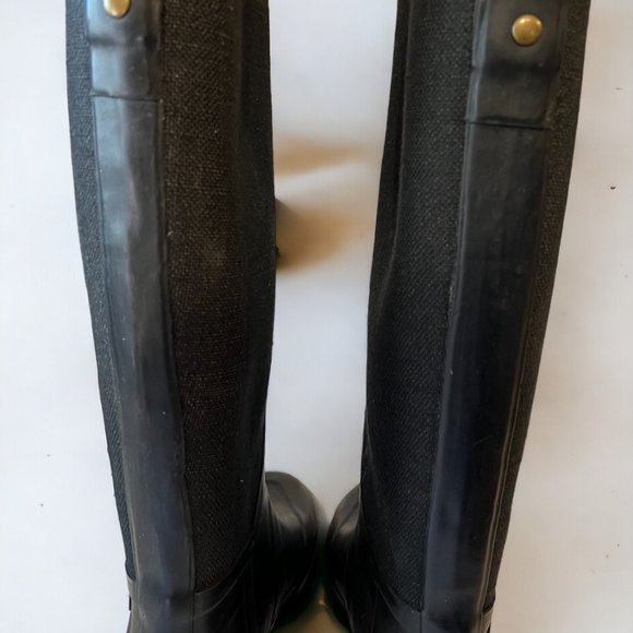 Hunter Lady N Women's Tall Dark Navy Hunter Rain Boots  Size 7-Excellent Cond - Picture 7 of 16